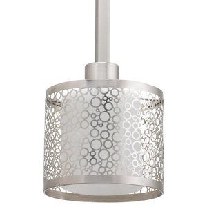 Progress Lighting Mini Pendant Brushed Nickel - #810176 NEW IN BOX